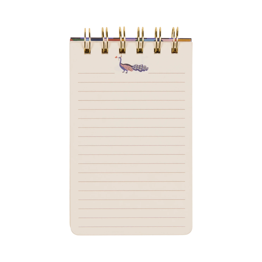 Designworks Ink Twin Wire Notepad Peacock