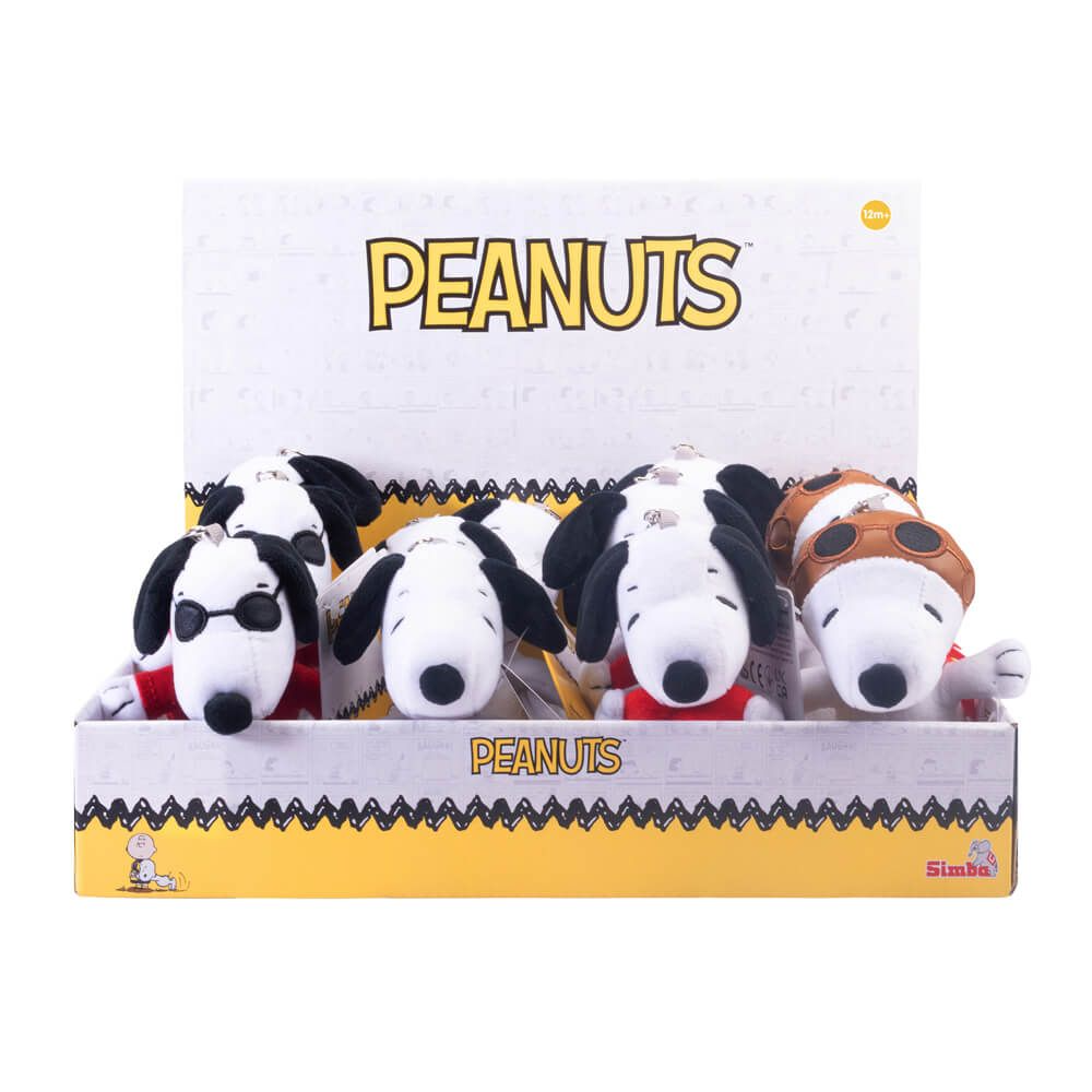 Peanuts Snoopy Plush Keychain Charm Assorted