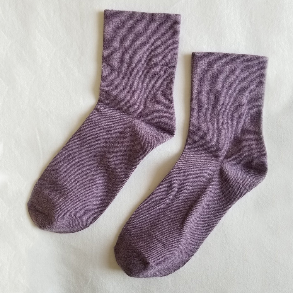 Le Bon Shoppe Socks Sneaker Purple