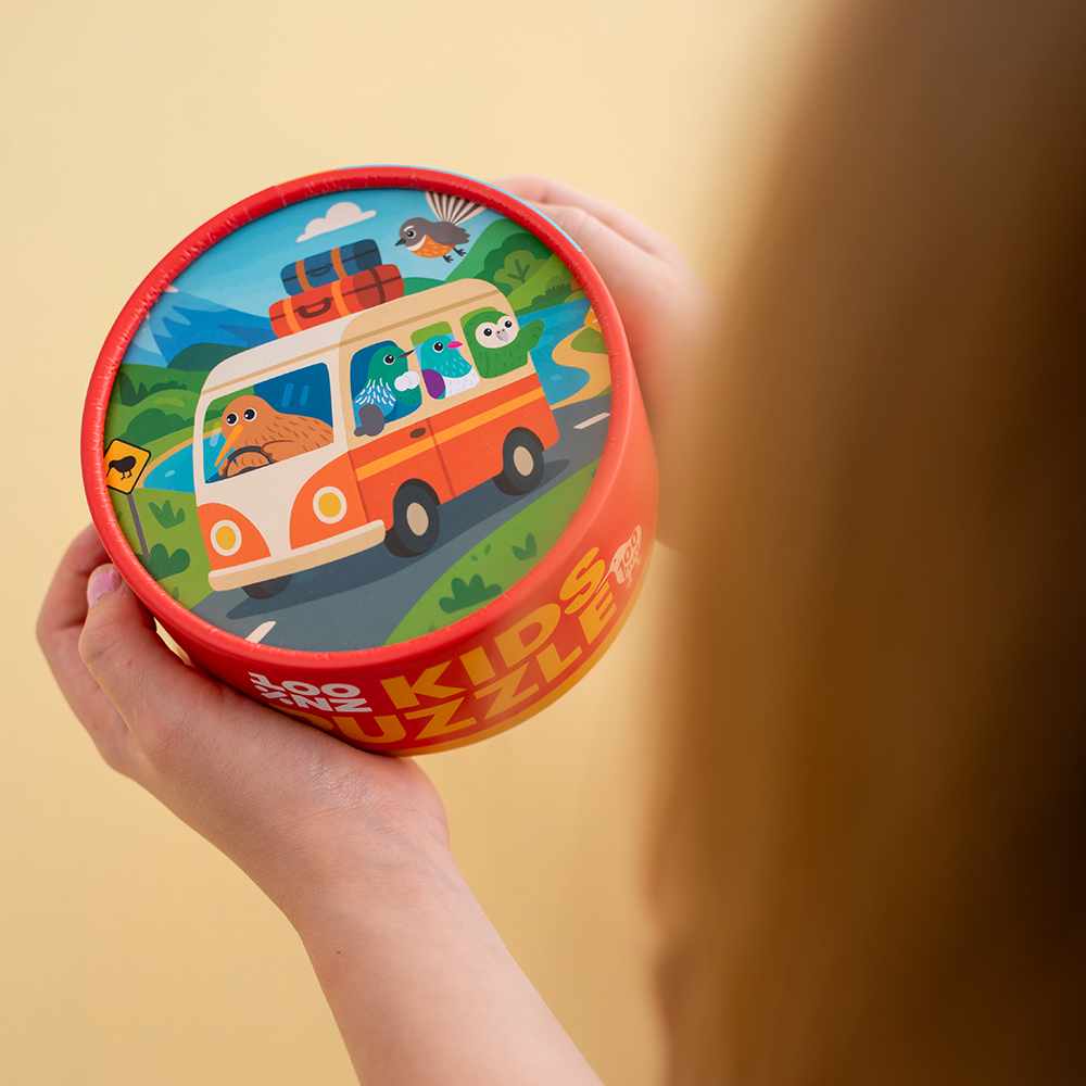 100% NZ Kids Puzzle Kiwi Road