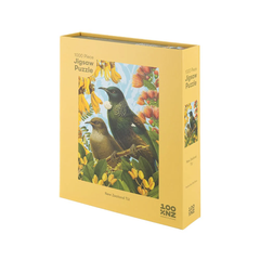 100% NZ 1000 Piece Jigsaw Puzzle Botanical Tui