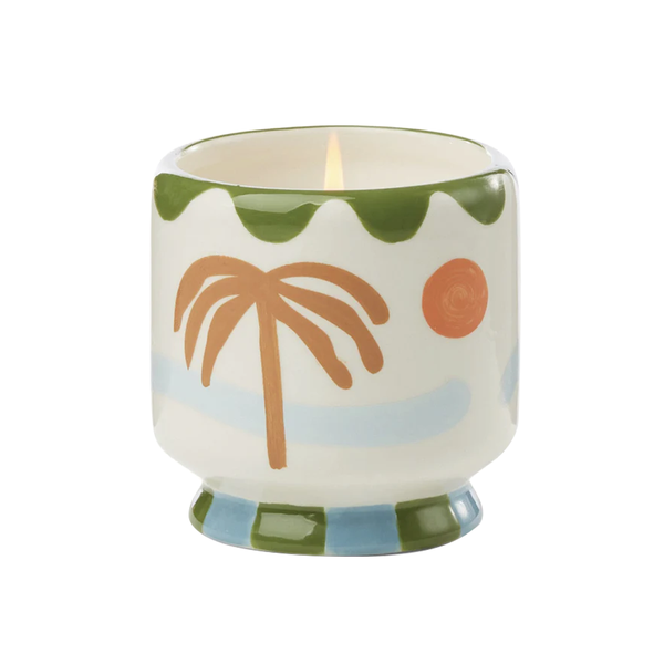 Paddywax Adopo Palm Tree Ceramic Candle Lush Palms 226g