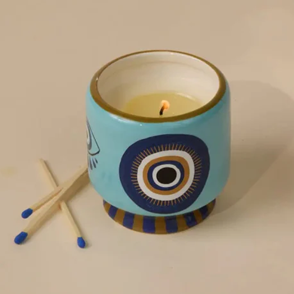Paddywax Adopo Eye Ceramic Candle Incense and Smoke