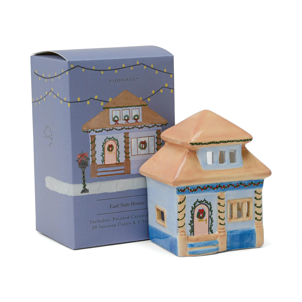 Paddywax Ceramic Incense Holder with 20 Cones East Side House