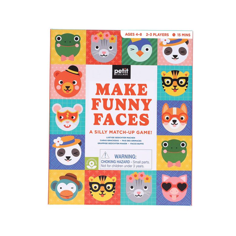 Petit Collage Make Funny Faces Matching Game