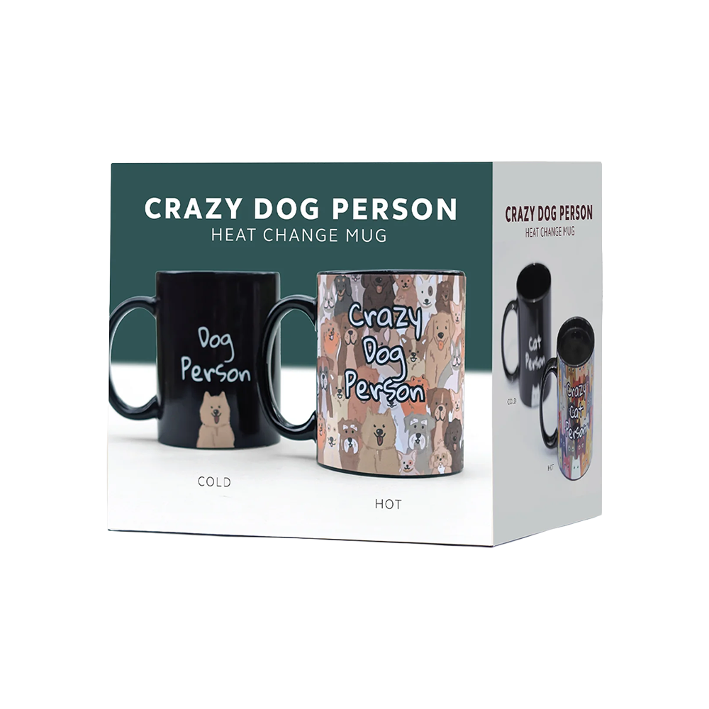 Pikkii Crazy Dog Person Heat Change Mug