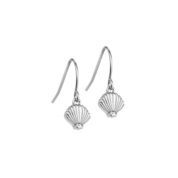 Little Taonga Pendant Earrings Piwakawaka Silver