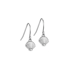 Little Taonga Pendant Earrings Piwakawaka Silver