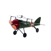 Christmas Decoration Tin Bi Plane
