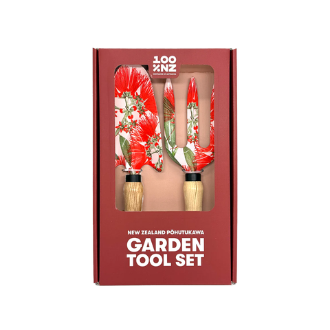 100% NZ Pōhutukawa Garden Tool Set of 2