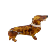 Pop Perspex Claw Clip Sausage Dog