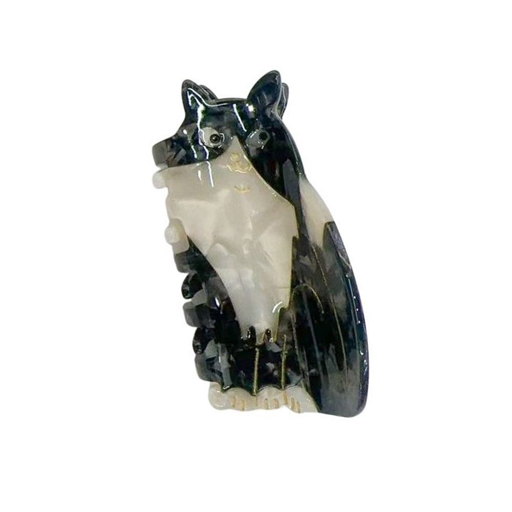 Pop Perspex Claw Clip Side Eye Cat