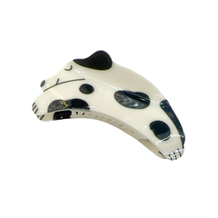 Pop Perspex Claw Clip Spotty Dog