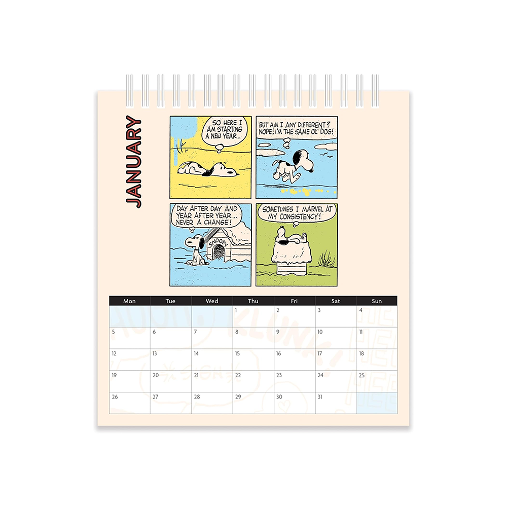 Portico Designs 2026 Desk Calendar Peanuts
