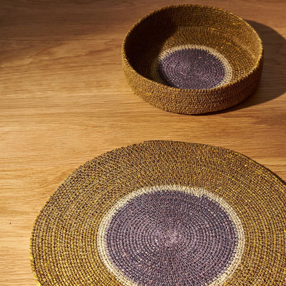 Citta Pinto Placemat Ochre Lupin