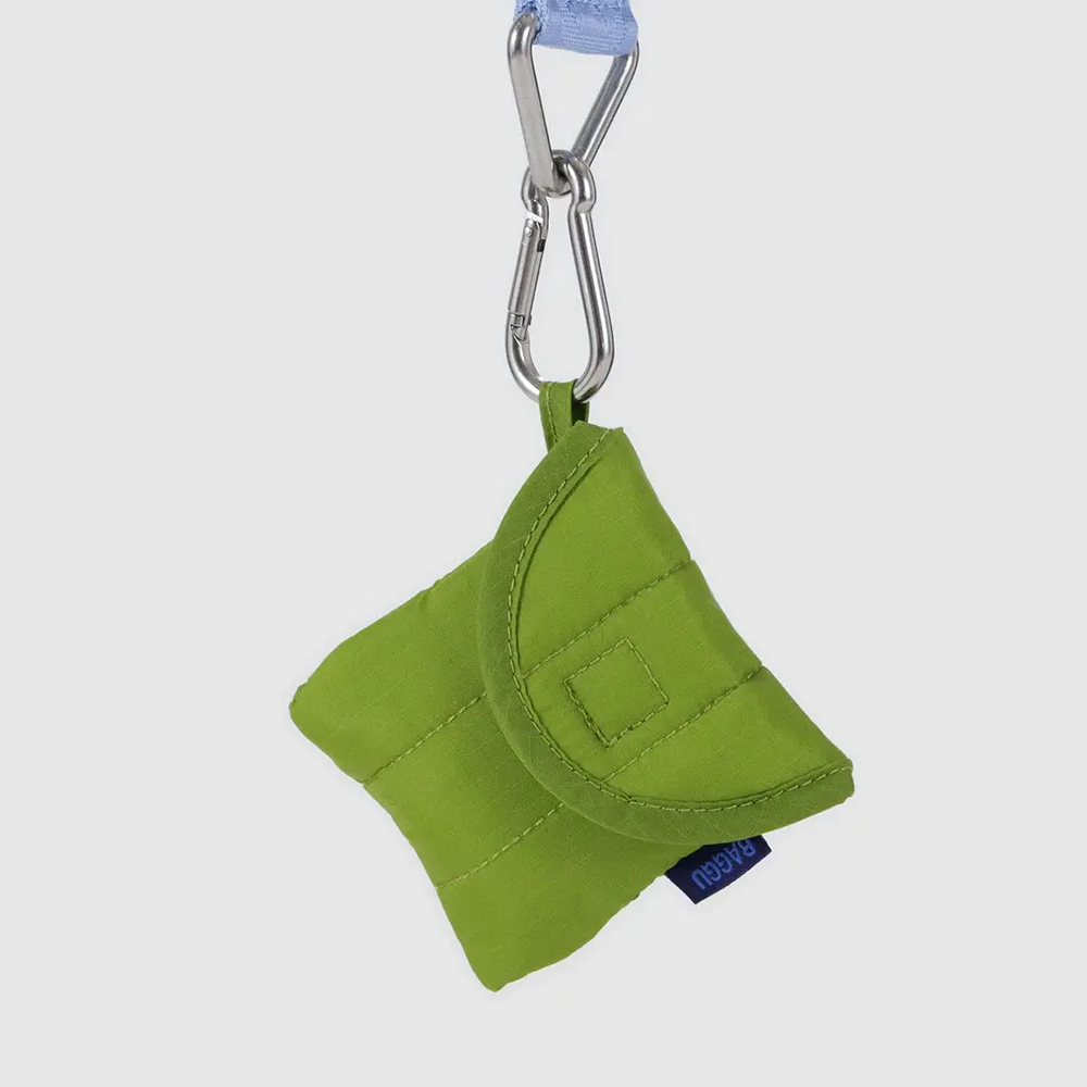 Baggu Puffy Earbuds Case Green Juice