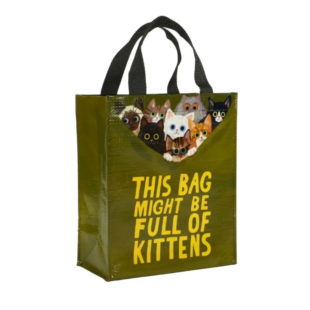 Blue Q Handy Tote Bag Full of Kittens