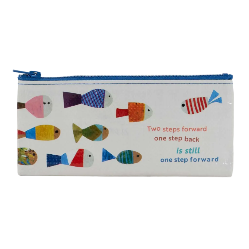 Blue Q Pencil Case Two Steps Forward