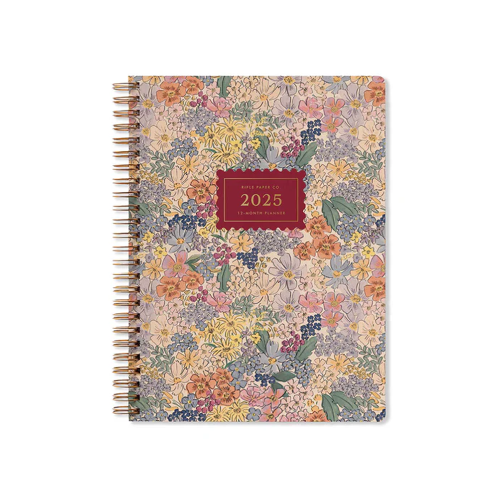 Rifle Paper Co 2025 12 Month Soft Cover Spiral Planner Mimi