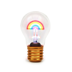 Lightbulb Lamp Rainbow USB Rechargeable
