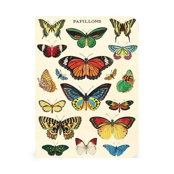 Cavallini Mini Notebook Butterflies Grid