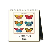 Cavallini 2026 Desk Calendar Butterflies