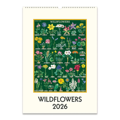 Cavallini 2026 Wall Calendar Wildflowers