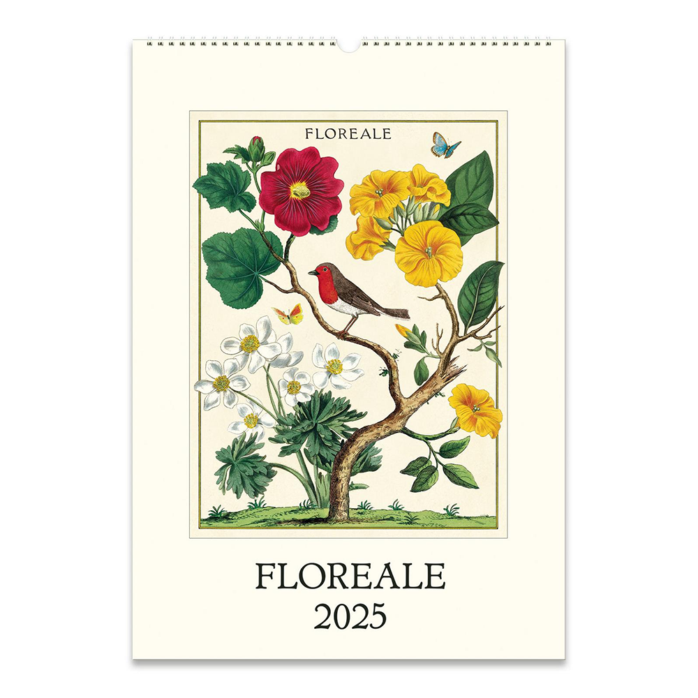 Cavallini 2025 Wall Calendar Floreale