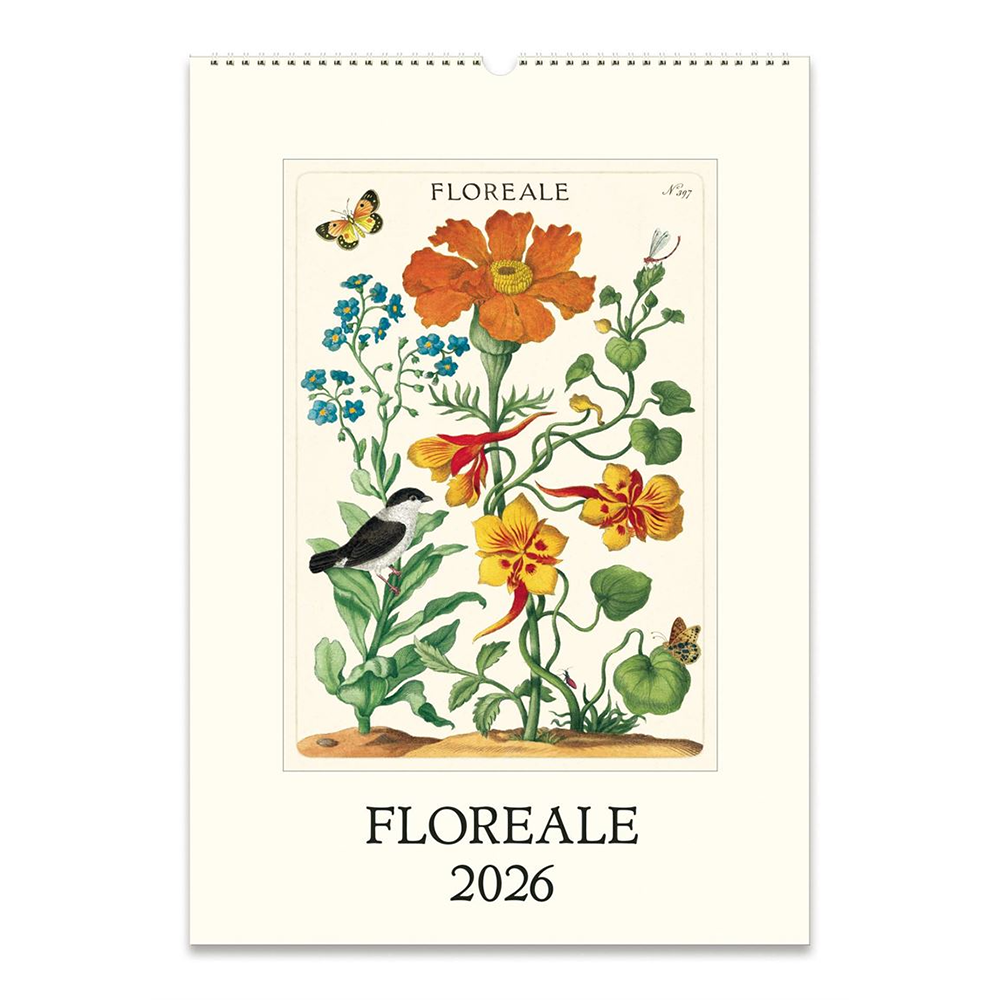 Cavallini 2026 Wall Calendar Floreale