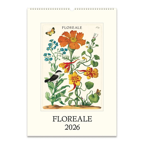 Cavallini 2026 Wall Calendar Floreale