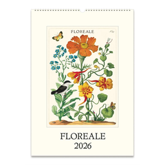 Cavallini 2026 Wall Calendar Floreale