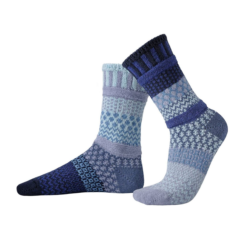 Solmate Socks Adult Crew Horizon