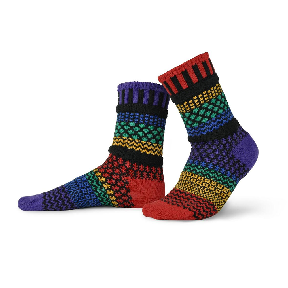 Solmate Socks Adult Crew Gemstone