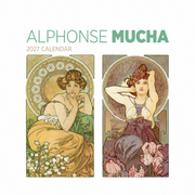 Pomegranate 2027 Wall Calendar Alphonse Mucha