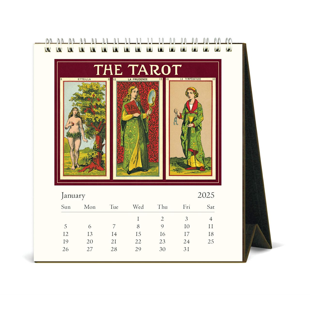 Cavallini 2025 Desk Calendar Tarot