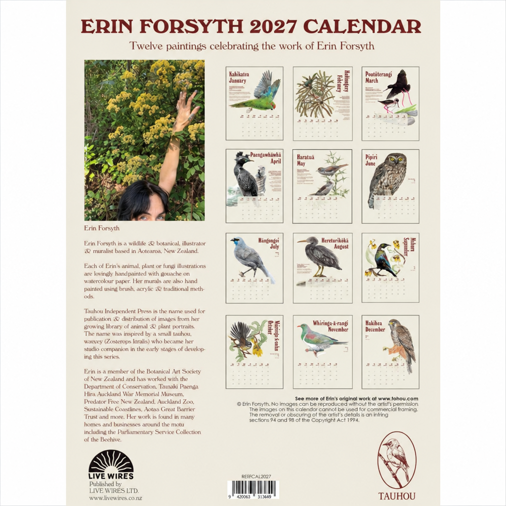 2027 Wall Calendar Erin Forsyth