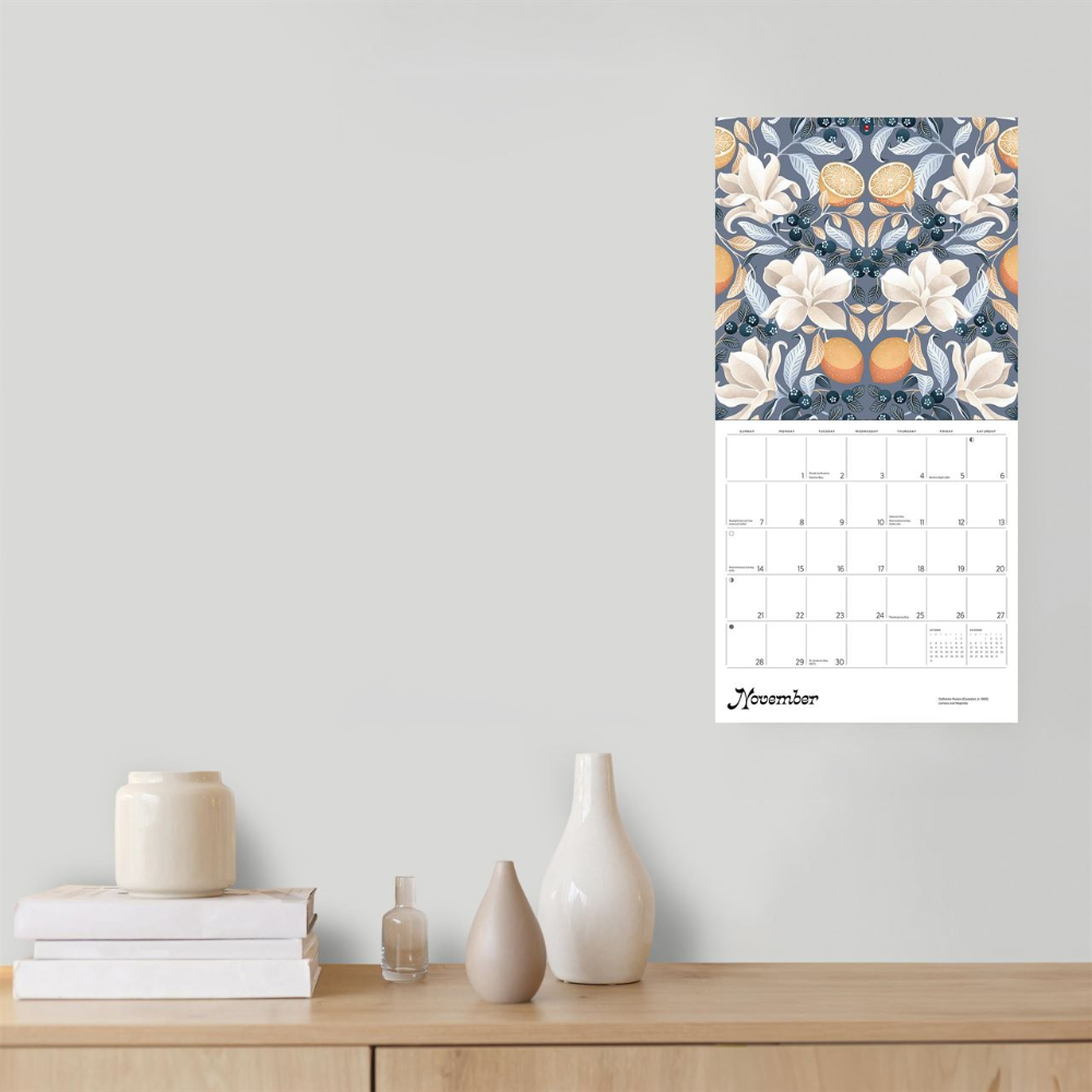 Pomegranat 2027 Wall Calendar Folklore and Flora