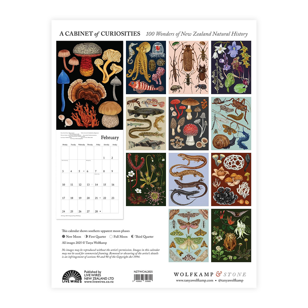 Tanya Wolfkamp 2025 Wall Calendar