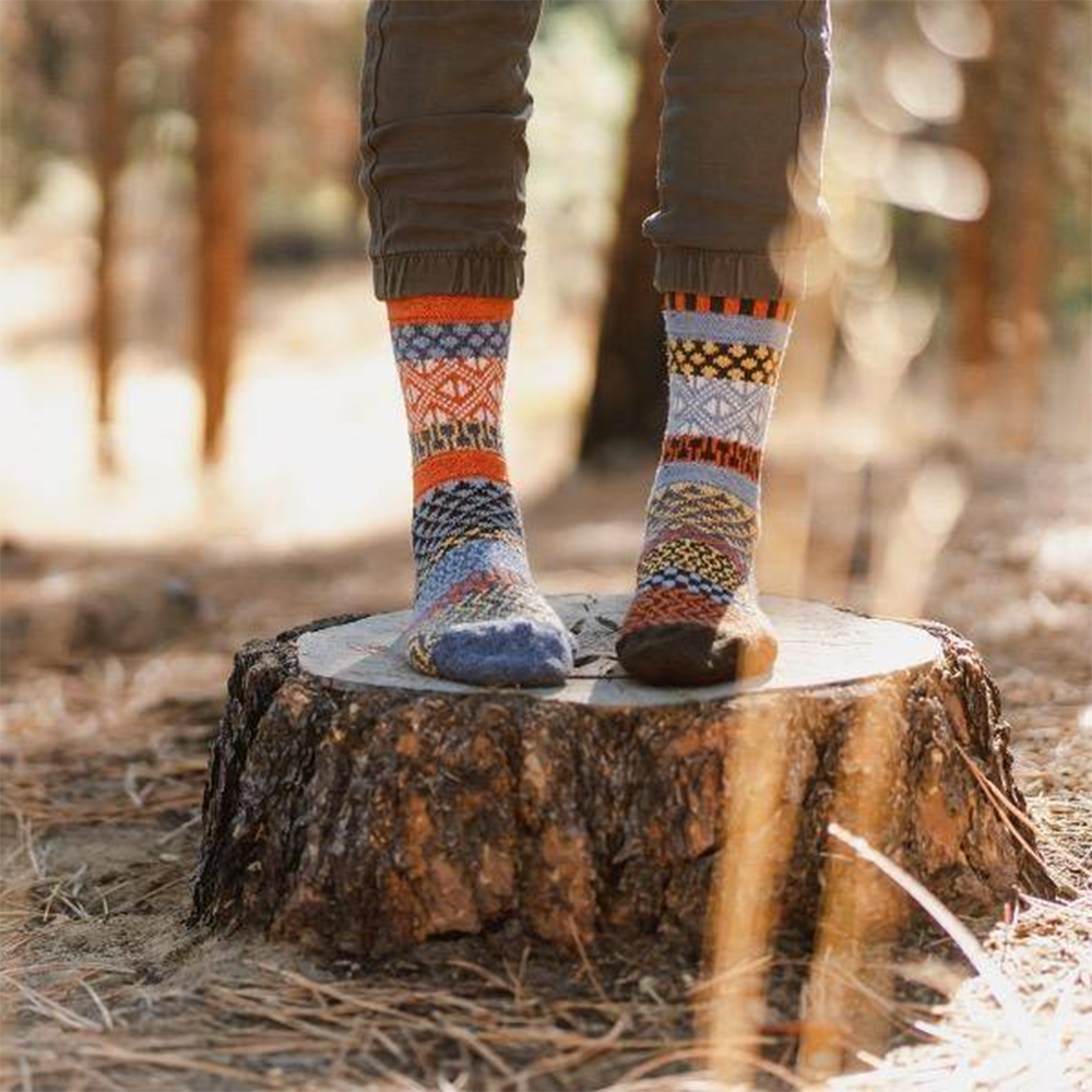 Solmate Socks Adult Crew Wool Ponderosa