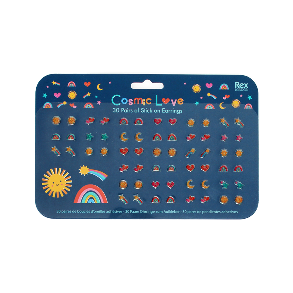 Rex London Rex London Stick On Earrings Cosmic Love