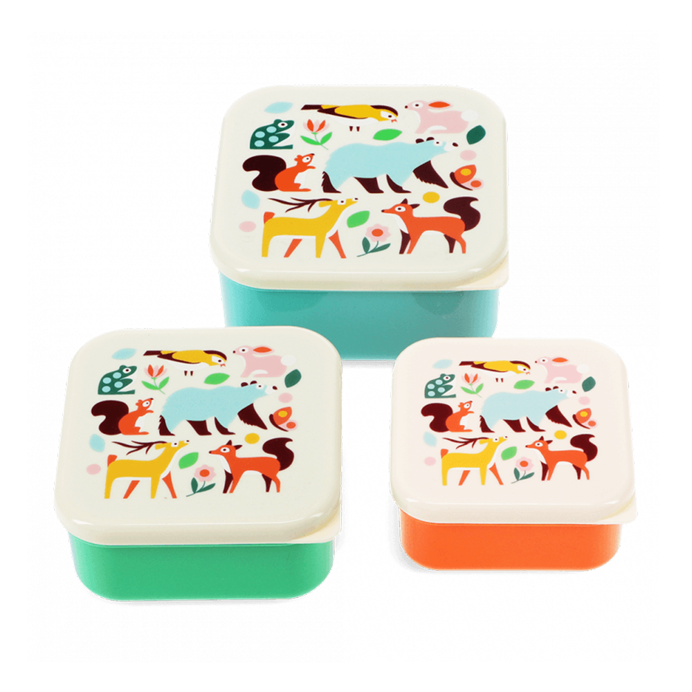 Rex London Snack Box  Woodland
