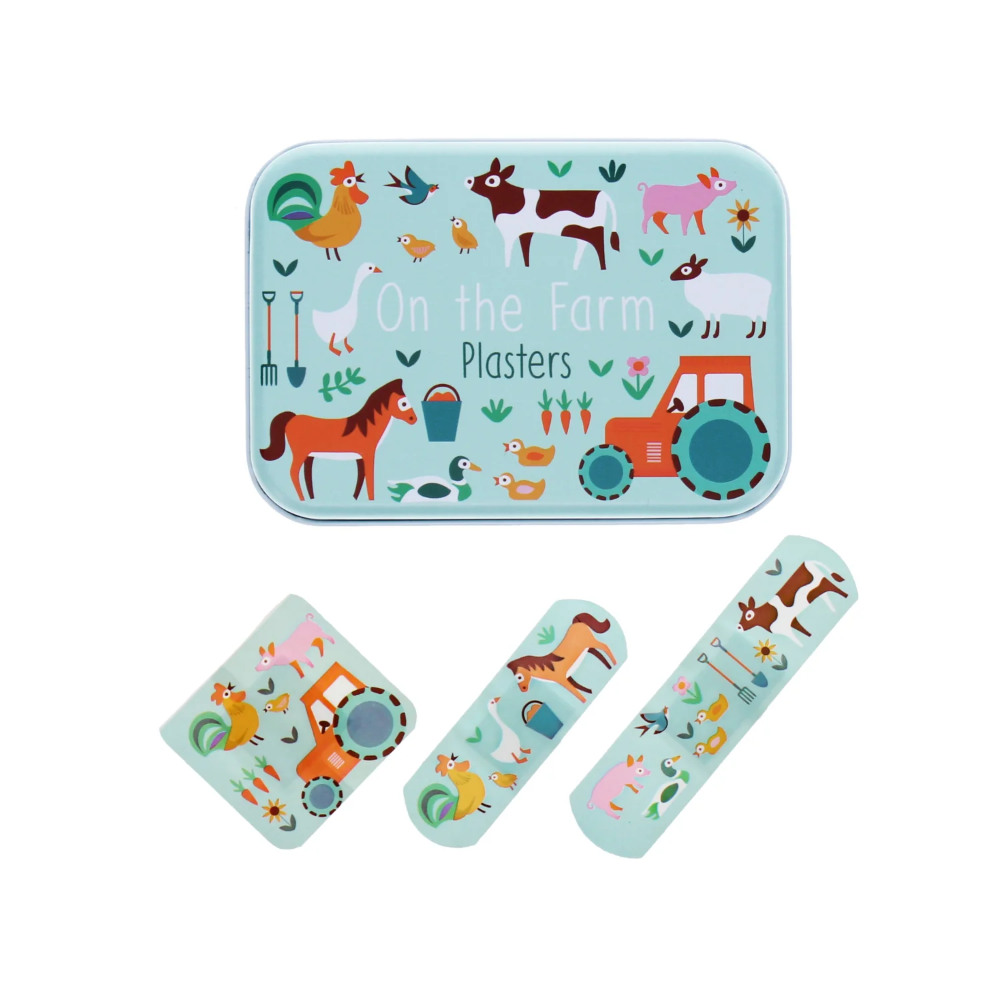 Rex Plasters in Tin Farmyard