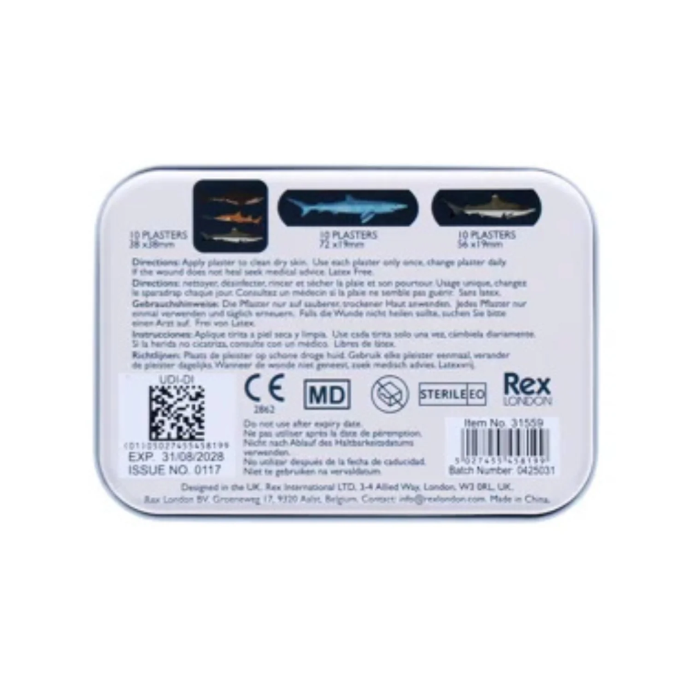 Rex Plasters in Tin Sharks