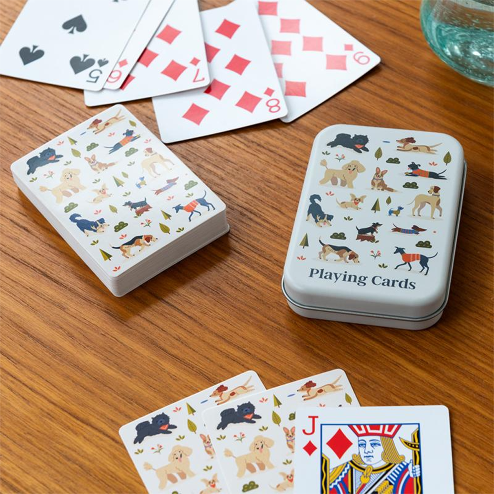 Rex Playing Cards in Tin Dog Park