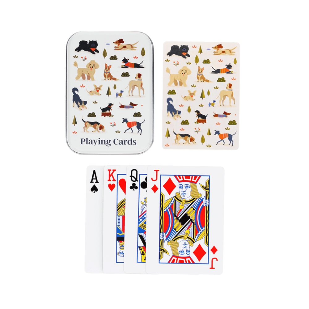 Rex Playing Cards in Tin Dog Park