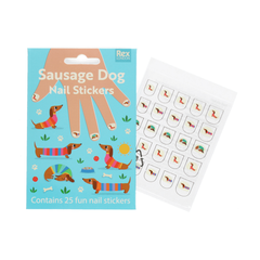 Rex London Nail Stickers Sunny Sausage Dog