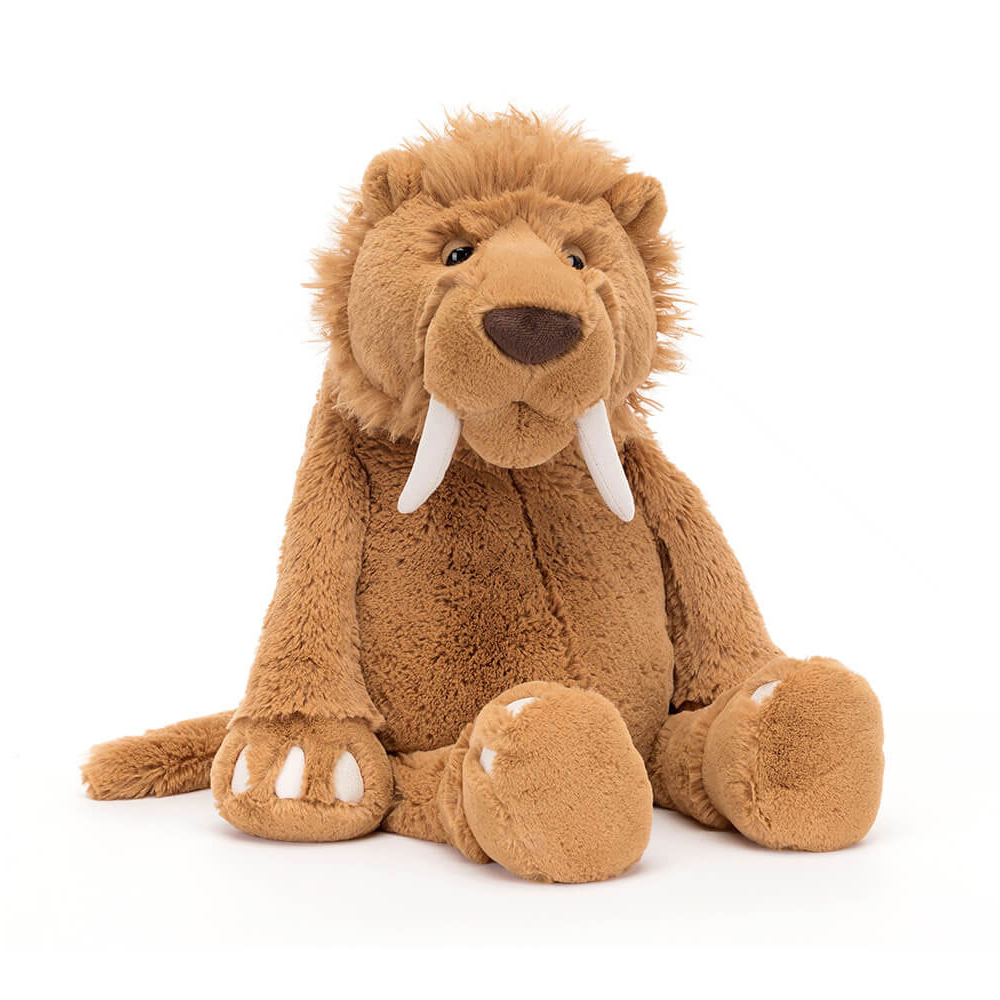 Jellycat Stellan Sabre Tooth Tiger Brown