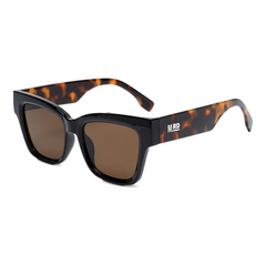 Moana Road Sunnies Noode Black with Tortoiseshell Arms