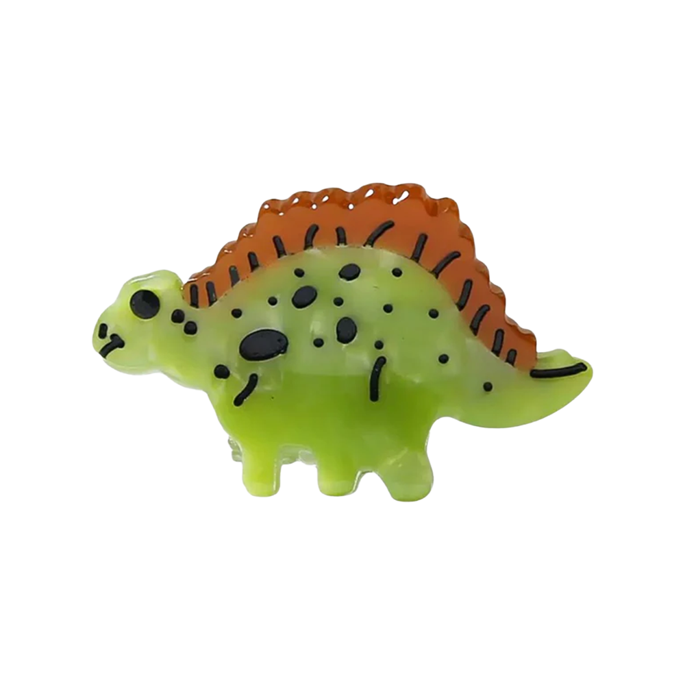 Antigone Mini Hair Clip Green Dinosaur