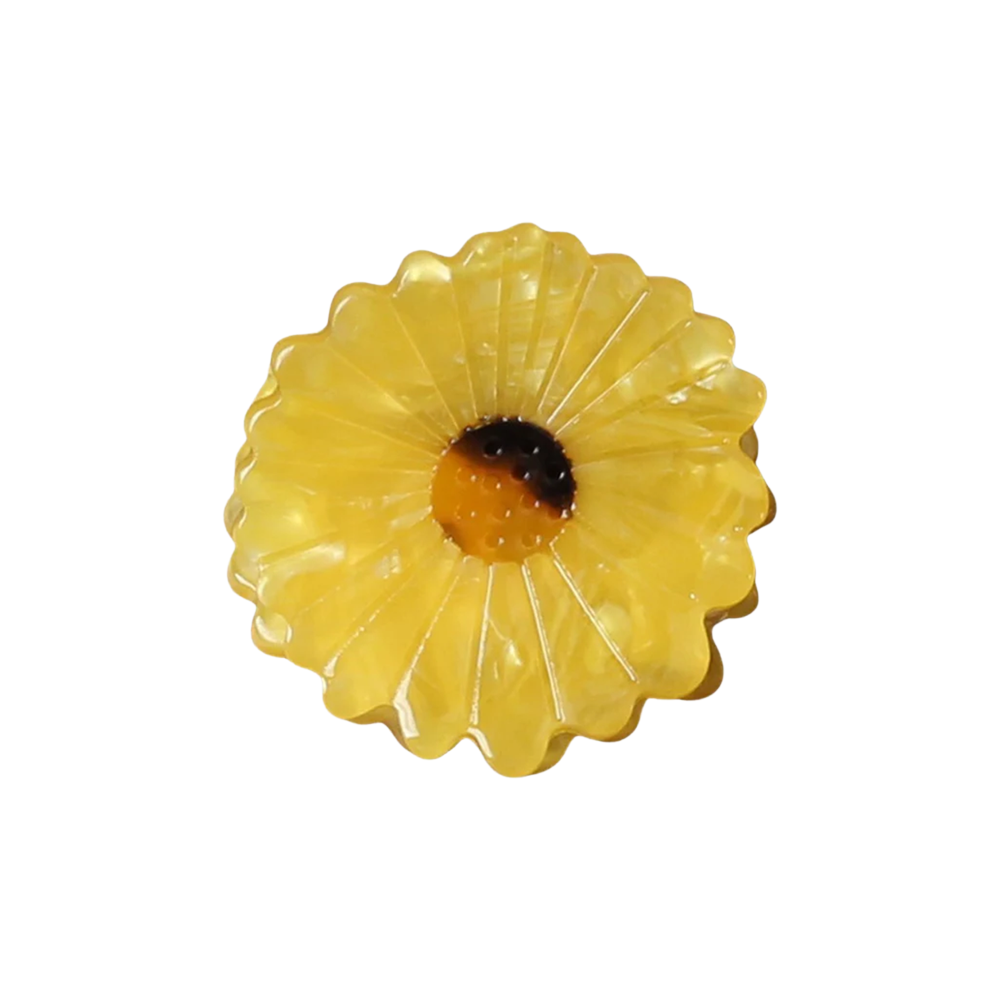 Antigone Mini Hair Clip Sunflower Yellow